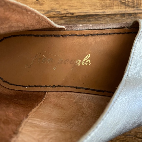 free people Mont Blanc Silver Cutout Sandals, Size EU 36/US 6 - Picture 7 of 11